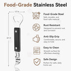 Anyongora 2-in-1 Can Punch Opener & Bottle Opener, Can Opener, Stainless Steel - Image 3