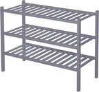 ROMGUAR CRAFT 3 Tier Bamboo Shoe Rack - Image 8