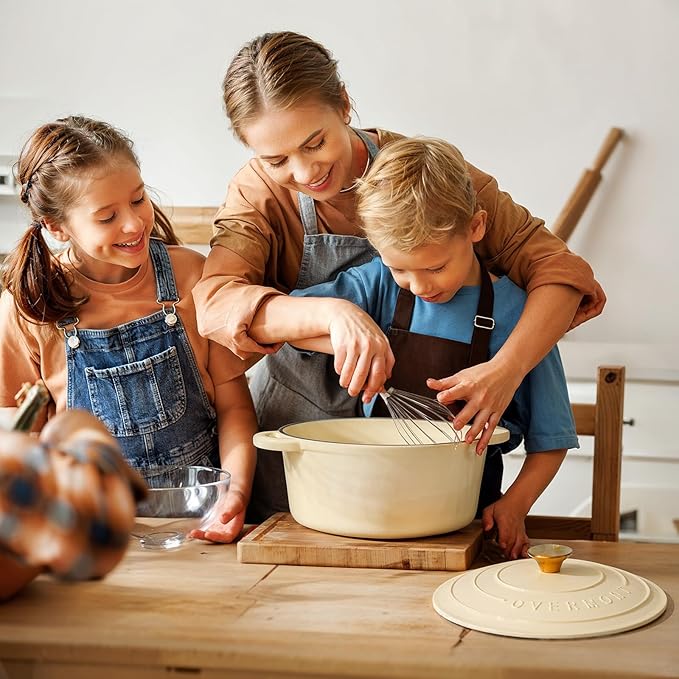 Overmont Enameled Cast Iron Dutch Oven - Image 8