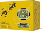 JoyJolt 24pc Borosilicate Glass Storage Containers - Image 2