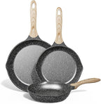 JEETEE Non Stick Frying Pan Set, Frying Pans Nonstick, Omelette Skillet by JEETEE