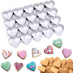 AIERSA Mini Heart Cookie Cutter, 20 Cavity 1.3 Inch Small Tiny Heart Shaped by AIERSA