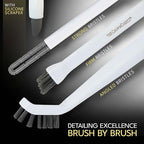Small Cleaning Brush Set 3pcs—Crevice Brushes - Image 3