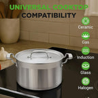 NutriChef 5-Quart Stainless Steel Stockpot - Image 7