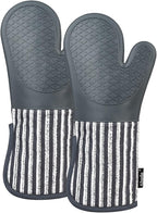 Alselo Silicone Oven Mitts Heat Resistant 932℉ - Image 9