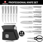 imarku 14-Piece Knife Block Set, Knife Set - Image 3