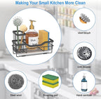 Sponge Holder for Kitchen Caddy Sink Organizer - Image 2