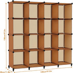 HOMIDEC Cube Storage Organizer 16-Cube Storage Shelf, Closet Organizer - Image 3