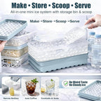 WIBIMEN Mini Ice Cube Trays, 0.55” Tiny Pebble Ice - Image 6