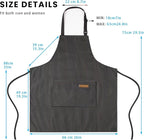 BeLuyi 2 Pack Adjustable Bib Apron - Image 3