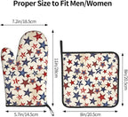 Patriotic Stars Oven Mitts - Image 3