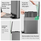 Cesun Small Bathroom Trash Can - Image 5