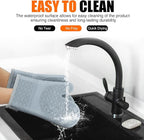 Silicone Oven Mitts, Heat Resistant 2PCS Oven Mitts - Image 5