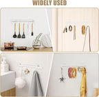 Kitchen Utensil Hanger, Adhesive Utensil Holder Wall Mount Kitchen Rack Rail - Image 6