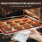 Silicone Baking Mat, 3 Pack Reusable Baking Mat, Food Safe Silicone Mats - Image 5
