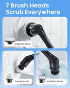 Leebein Electric Spin Scrubber, Cordless Cleaning Brush - Image 6