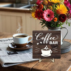 Funny Coffee Bar Decor Sign – Rustic Wooden Plaque - Image 6