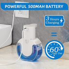 2Pack Automatic Soap Dispenser Touchless, Rechargeable Foaming Soap Dispenser - Image 7