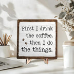 Vintage Coffee Bar Sign Plaque - Image 3