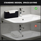 Acrylic Guest Towel Holder for Bathroom, Disposable Hand Towel Holder, Modern - Image 3