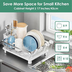 MOUKABAL Dish Drying Rack, Dish Rack, Stainless Steel Dish Racks - Image 4