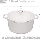 VORRINGARD Enameled Cast Iron Dutch Oven Pot - Image 2