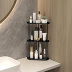Jesginboo 3 Tier Bathroom Counter Organizer, Vanity Organizer Corner Shelf - Image 2