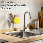 3-IN-1 Multiuse Sponge Holder for Kitchen Sink, Sponge Caddy for Scrub - Image 5