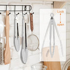 Premium Stainless Steel Heat Resistant Kitchen Tongs - Image 7