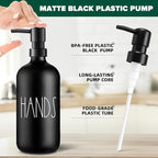 VIMERPA Hand Soap Dispenser, Matte Black Soap Dispenser - Image 3