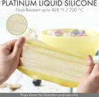 Reusable Silicone Stretchable Lids – 6‐Piece Multicolor Food Covers - Image 6
