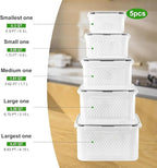 5 PCS Fruit storage Containers for Fridge - Image 2