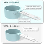 TILUCK Measuring Cups & Spoons Set, Stackable Cups and Spoons, Nesting Measure - Image 2