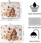 Christmas Gingerbread Man Drying Mat - Image 2