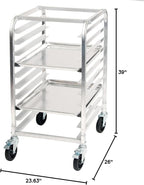 Winco 10-Tier Aluminum Sheet Pan Rack - Image 3