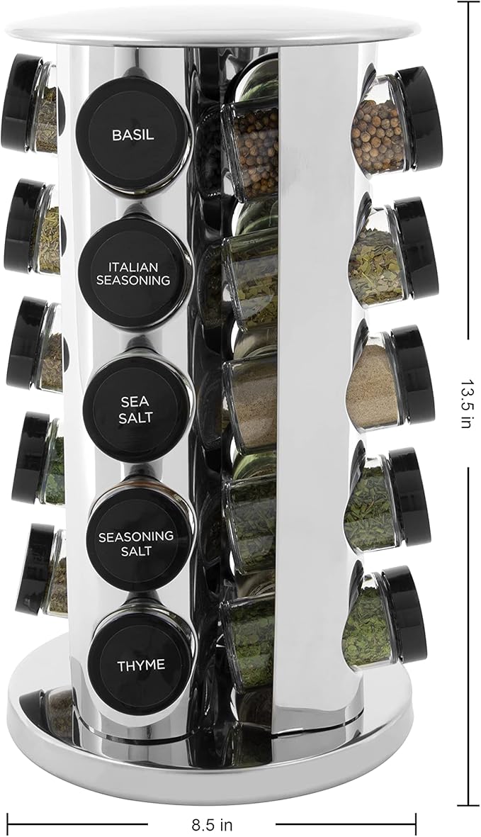 Kamenstein 20 Jar Revolving Countertop Spice Rack - Image 2