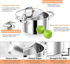 P&P CHEF 5 Quarts Cooking Stock Pot - Image 3