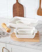 Sweejar Ceramic Bakeware Set of 4, Casserole Dishes - Image 4