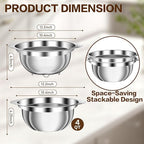 Colander, Strainer Bowl, Stainless Steel Colander, Rice Washing Bowl, Pasta - Image 7
