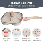 4‑Cup Nonstick Egg Pan Set - Image 3