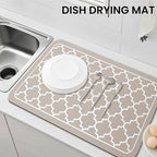 WISELIFE Dish Drying Mat Super Absorbent Drying Mat Large Dish Drying Mats - Image 7