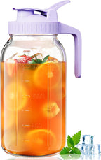 64oz Glass Mason Jar Pitcher by VA1KENE