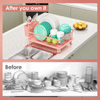 GAOKASE Dish Drying Rack, Stainless Steel-Dish Rack, Dish Racks - Image 5