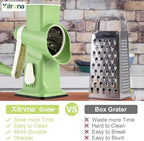 Rotary Cheese Grater Hand Crank Transparent - Image 9