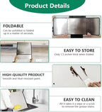 Large 3 Sided Splatter Guard for Frying Stove Top, Oil Splash Guard Cooking for - Image 3