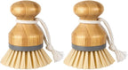 MR.SIGA Bamboo Palm Brush, Scrub Brush by MRSIGA