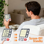 Digital Dual Kitchen Timer, 3 Channels Countdown Triple Timer - Image 5