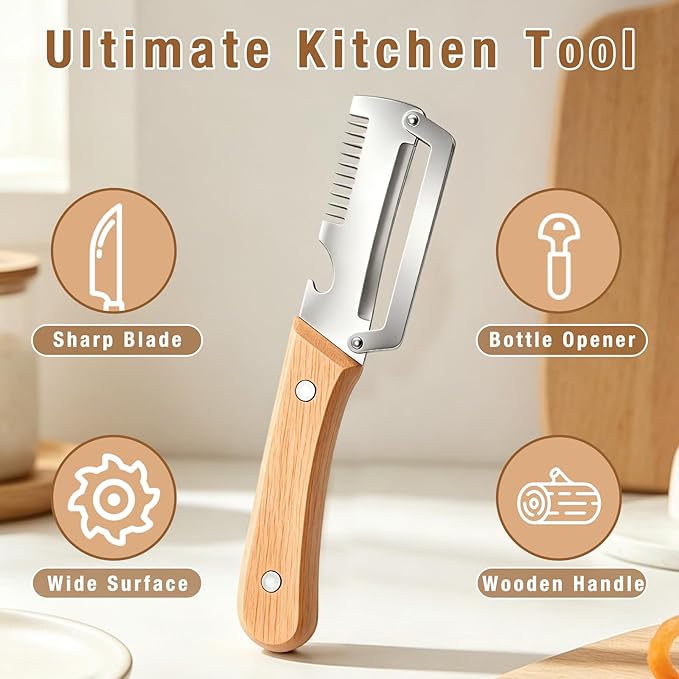 2 Pack Multifunctional Vegetable Peeler - Image 2