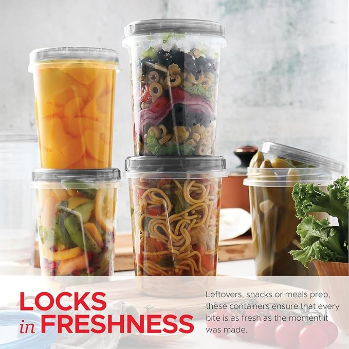 Tafura 10 Pack Leakproof Freezer Containers - Image 3