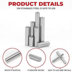 110Pcs Dowel Pins Shelf Support Pegs Kit, Stainless Steel Shelf Support Pin - Image 6
